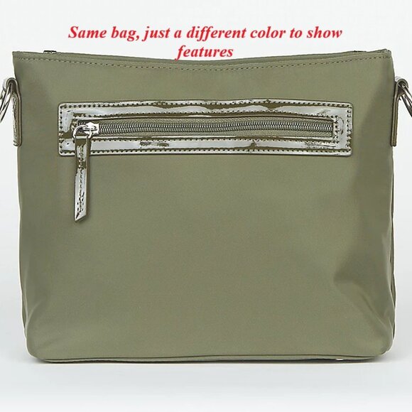 IHKWIP THE CONVERTIBLE BUCKLE UP SHOULDER BAG W/ CROSSBODY STRAP - DENIM STITCH - Picture 5 of 6